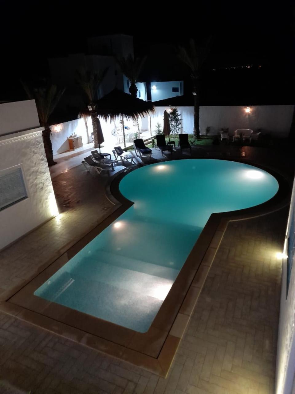Villa La Palmeraie D'Arkou, Grande Piscine Ngoại thất bức ảnh
