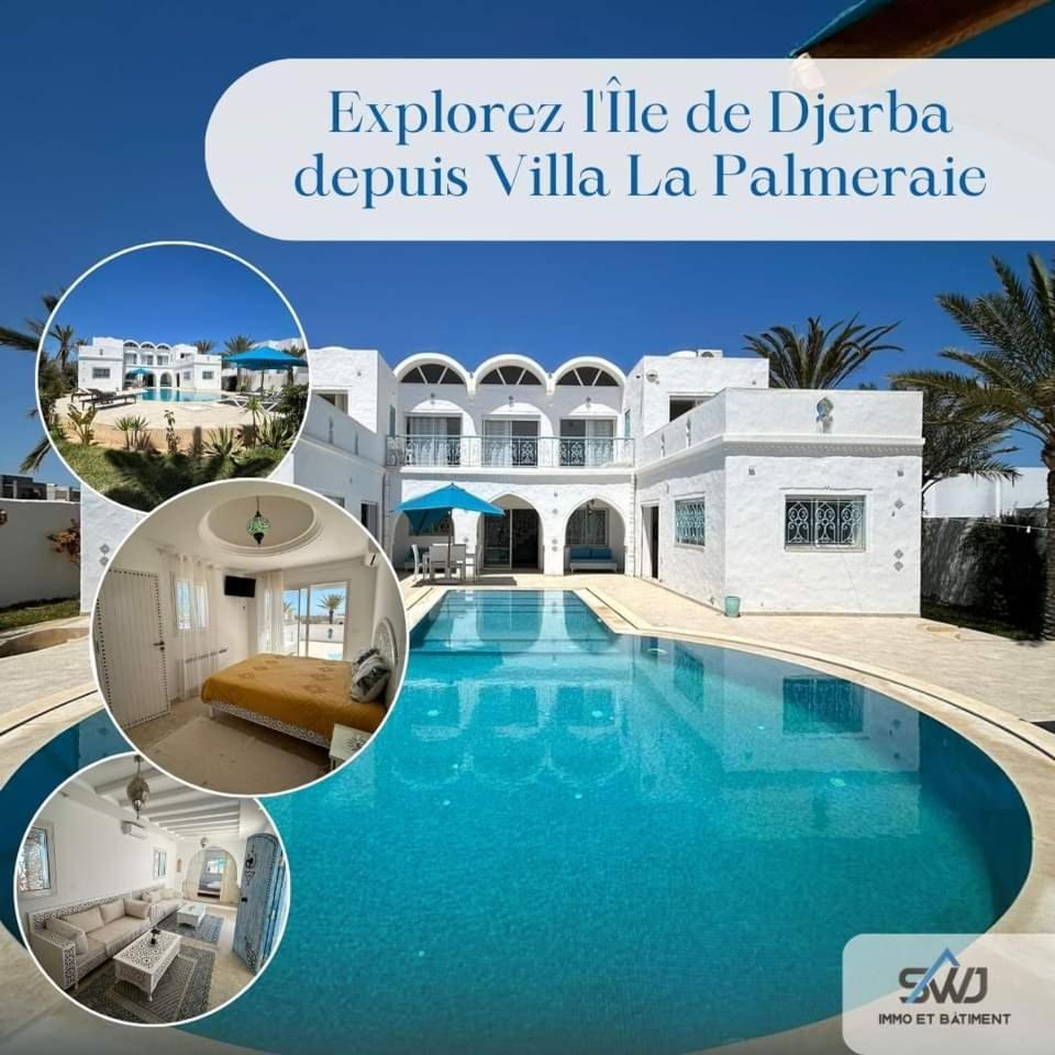 Villa La Palmeraie D'Arkou, Grande Piscine Ngoại thất bức ảnh