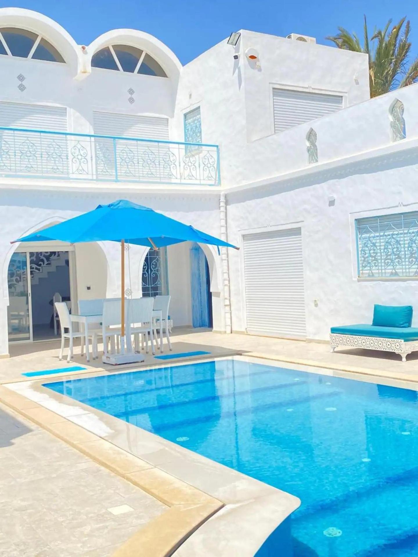 Villa La Palmeraie D'Arkou, Grande Piscine Ngoại thất bức ảnh